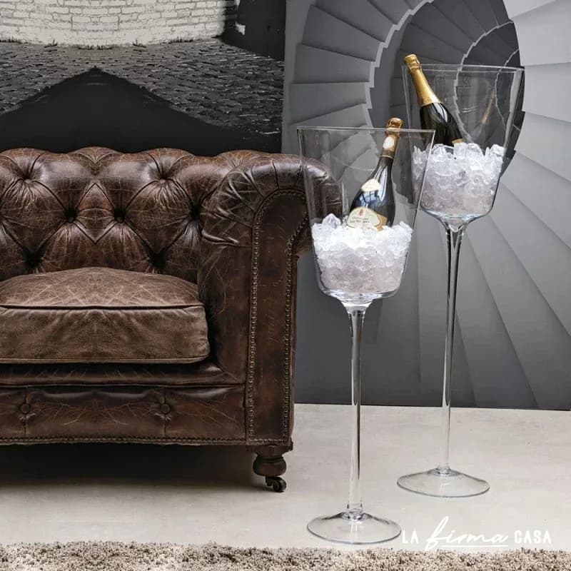 King glass goblet vase by Adriani & Rossi in Canada
