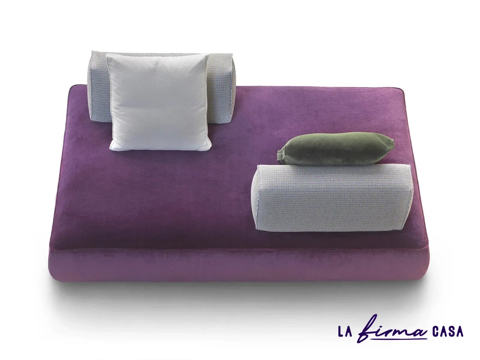 Purple and cream modular seat pads by Gyform in Canada