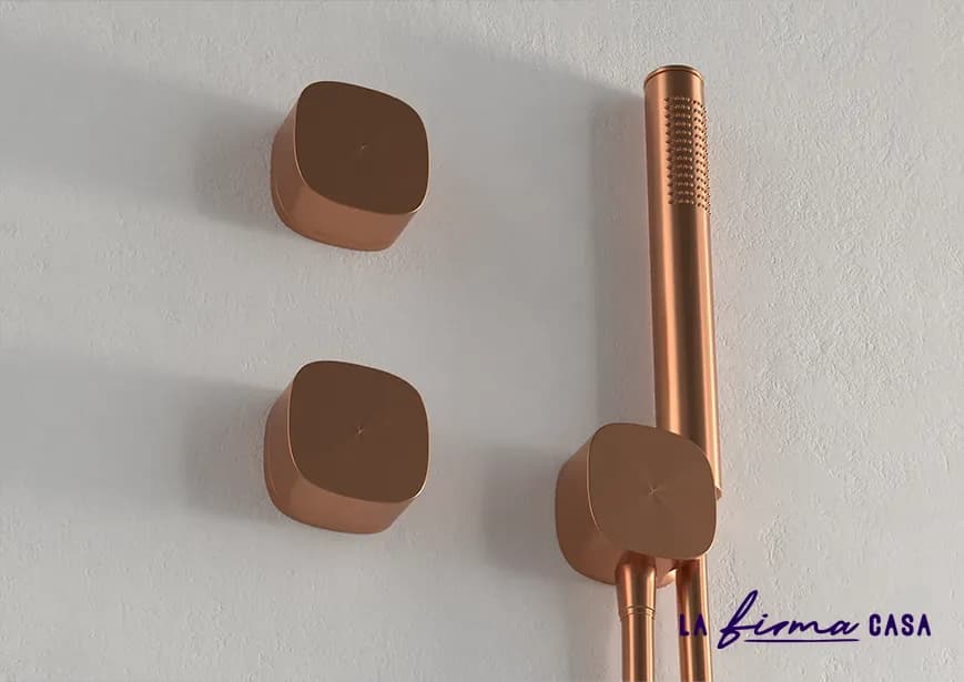 Aeon copper shower controls by IW&W in Canada