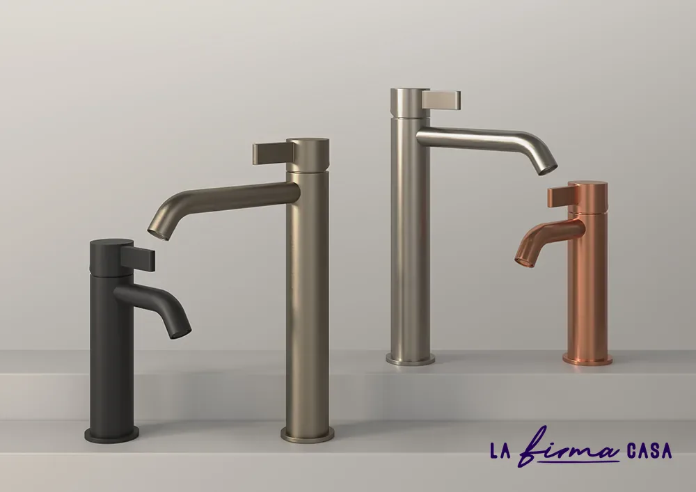 Arc round basin mixers by IW&W in Canada
