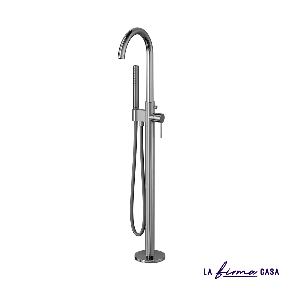 Tube fstanding bathtub wshower by IW&W in Canada