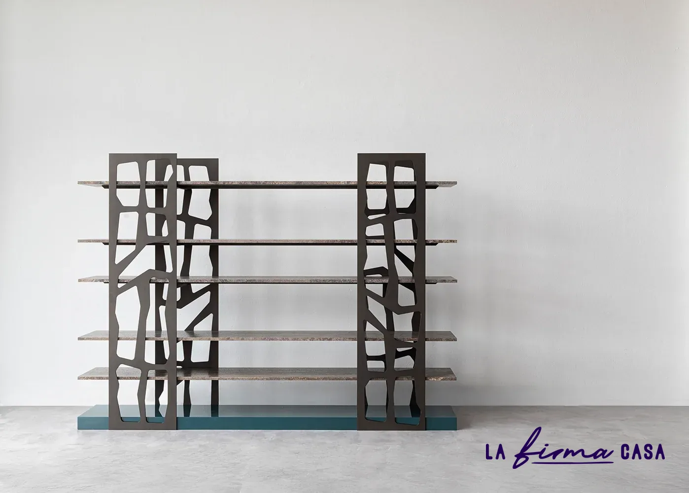 Vela bookshelf 3 by Lenzi Home in Canada