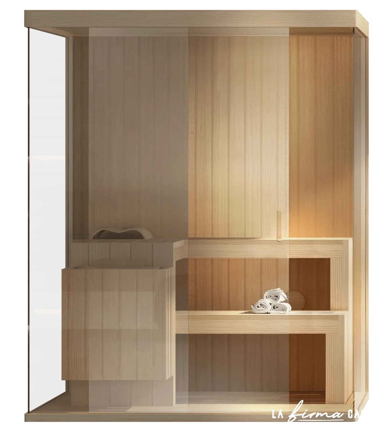 Sauna invisible by Megius Spa in Canada