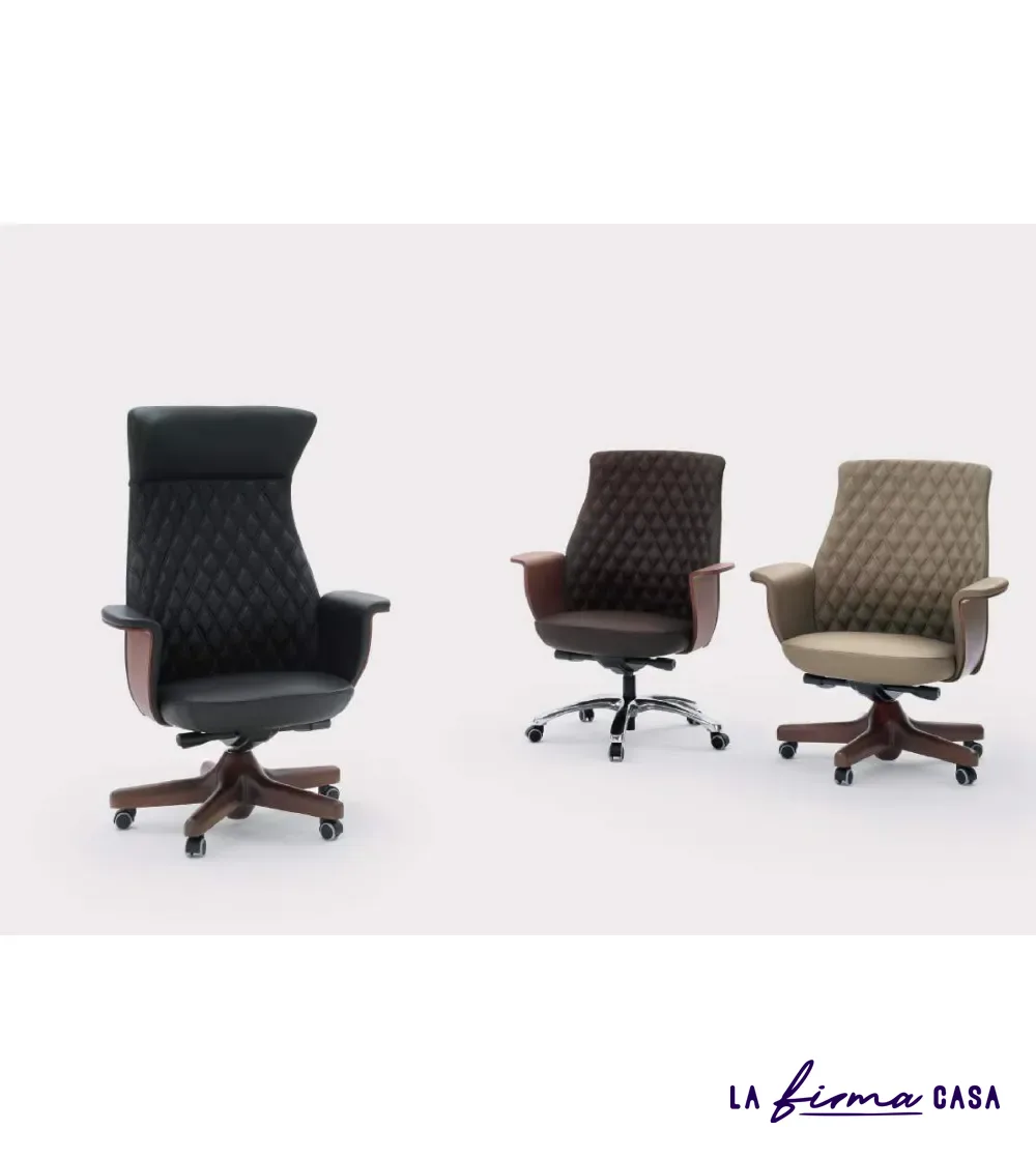 Charme manager armchair by Viganò Office in Canada