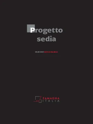 Progetto Sedia Catalogue — cover