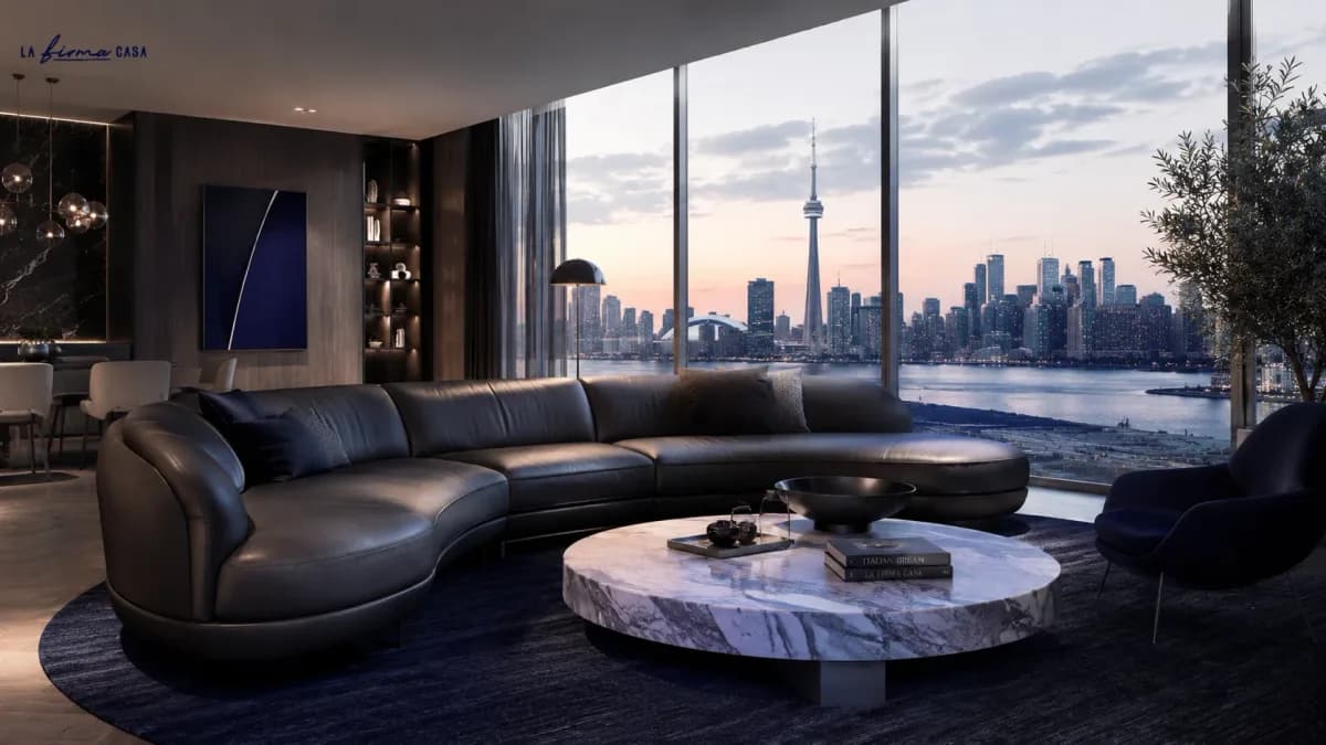 luxury italian leather furniture in Canada