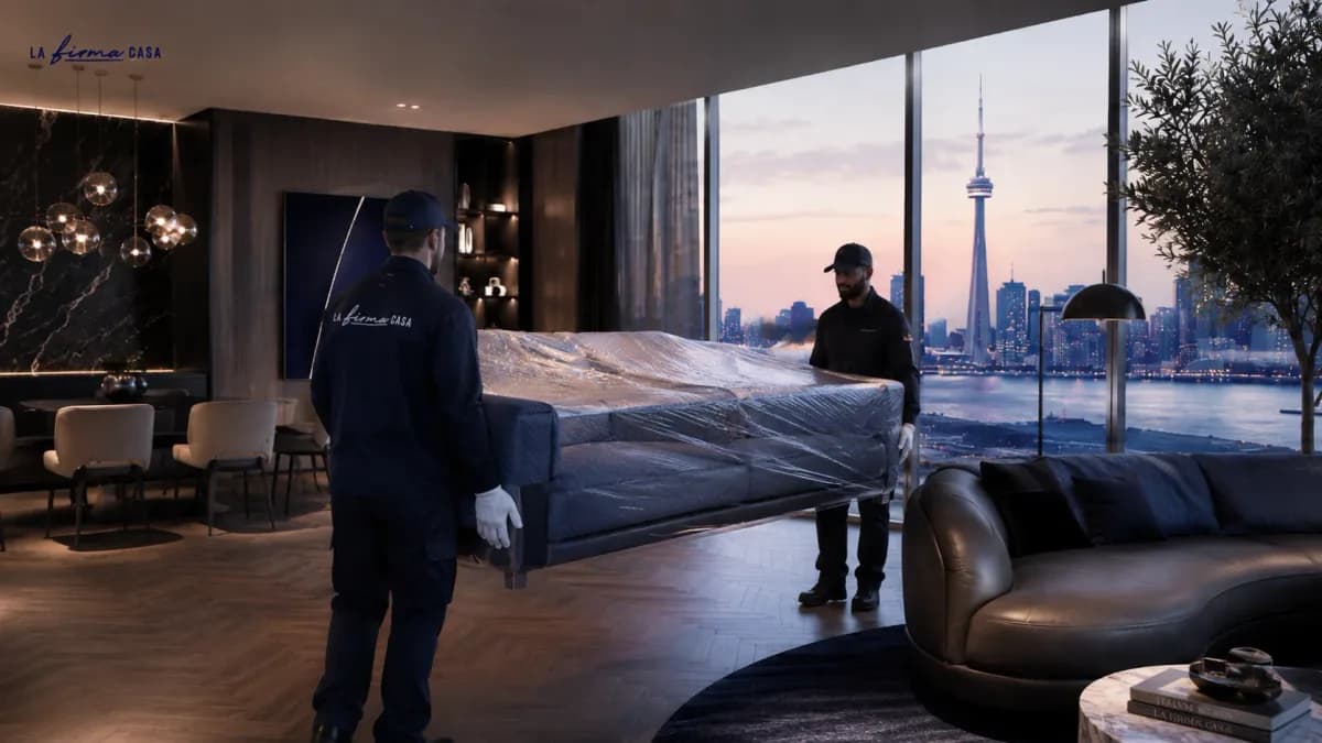 delivery of italian furniture in Canada